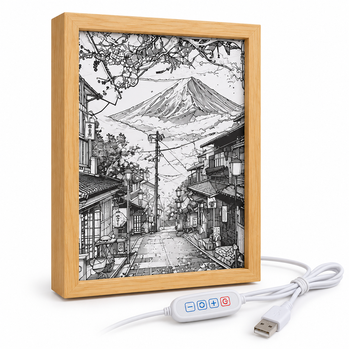 Cuadro LED Monte Fuji