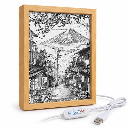 Cuadro LED Monte Fuji